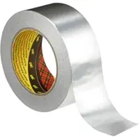 3M Metallklebeband 1436 P/F, Silber, 1000 mm x 50 m, 0,075 mm
