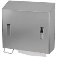 Ophardt hygiene SanTRAL CPU 2 Schaumseifen- und Handtuchpapierspender 1419954 , Edelstahl, geschliffen, L E F