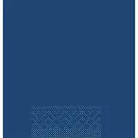 Mank Serviette Tissue Blau, 33 x 33 cm, 100 Stück 1/8 falz - 3-lagig
