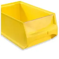 Proregal 50x Transparente Frontblende für Sichtlagerbox 4.0 & 4.1 | HxBxT 0,3x18,6x7,2cm