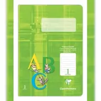 Clairefontaine 25x Schulheft , DIN A5, 16 Blatt, 90g, Lineatur 1 liniert für 1. Schuljahr - Zitrusgrün 331501C