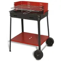 Mille Flavia c/r 55 - Handgefertigter Eisen-Holzkohlegrill - 55,5x29,5cm