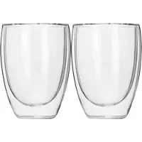 B&S Thermogläser doppelwandig (2 x 350ml) Cappucino Tasse aus Borosilikatglas