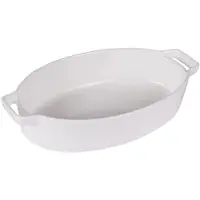 TABLE PASSION Ovale Auflaufform 23,2x14 cm - Weiß Oval Porzellan 23.2x14 cm
