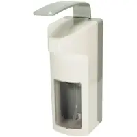 VEPATIM Wandspender 32 x 10,5 x 21,5 cm weiss 1000 ml mit Langarmhebel