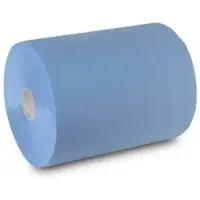 Plock GmbH 1 Industriepapierrolle QUICKY - Putzpapier - blau - 36 cm breit - 3 - lagig