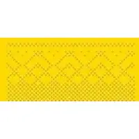 Mank Serviette Tissue in Gelb, 33 x 33 cm, 100 Stück 1/8 falz - 3-lagig