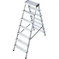Krause MONTO Stufen-DoppelLeiter Dopplo, Stufen 2 x 7, Arbeitshöhe 3,05 m