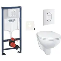 GROHE Bau Ceramic Wand-WC Set für Vorwandmontage SIKOGRSBAUASH0