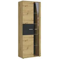 Sconto Vitrine Nina ¦ holzfarben ¦ Maße (cm): B: 74 H: 199 T: 38.0