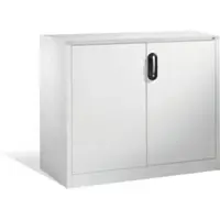 C+P Akten-Sideboard Acurado mit Drehtüren, 2 Ordnerhöhen, H1000xB1200xT500mm Front Lichtgrau Korpus Lichtgrau