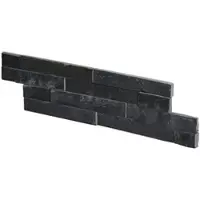STONES Lithos Wandfliese grey 10x40 cm Relief KAMENGR