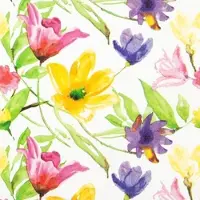 Home Fashion , Lucy, Lunch-Servietten aufgefaltetes Maß 33 cm x 33 cm, im Viertelfalz, 20 Stück pro Pack, 12 Pack pro Karton