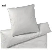 Elegante Bettwäsche Sister Stripe - 135x200 cm + 40x80 cmsand