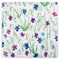 Mank Airlaid Serviette Nelia, 40 x 40 cm, 50 Stück - - Frühling Sommer Floral Blumen