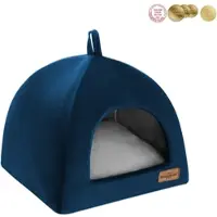 Recobed Hundehütte Welurove navy blau S 40x40cm