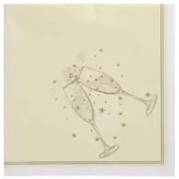 Papstar 160 Servietten "ROYAL Collection" 1/4-Falz 40 cm x 40 cm gold "Festivity"