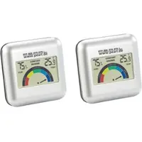Pearl 2er-Set digitales Hygrometer mit Thermometer mit grafischer Anzeige