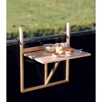 Kesper Balkonhängetisch, Bambus 58850 , Maße (B x L x H): 64 x 72 x 44 cm