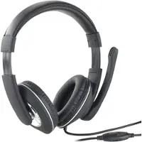 Auviso Gaming-Headset GHS-100 für PC, mit Klapp-Mikrofon, 2x 3,5-mm-Klinke