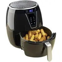 Rosenstein & Söhne Digitale Multi-Heißluft-Fritteuse mit 8 Programmen, 1.500 W, 4,5 l