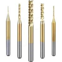 Makera 10923 - CNC, TiN Coating Corn Bit, 1/8" Schaft, 2,4 x 10,5 mm (10 Stk.)