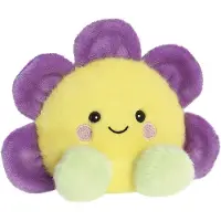 Aurora Aurora, 33778, Palm Pals Fallon Flower 5In, Stofftier, Gelb & Lila