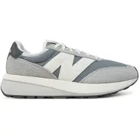 New Balance 370 Wildleder-Sneaker, Grau 45 EU