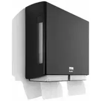 BlackSatino BriQ double Toilettenpapierspender 332050 , Maße: 251 x 104 x 153 mm
