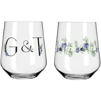 Ritzenhoff Longdrink-Glas-Set Ginglas BOTANIC LIGHTS #5 / #6 je 710 ml 2 Stück