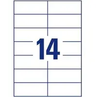 Dundee Etiketten D585137 weiß 105,0 x 42,3 mm