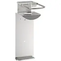 B Braun Edelstahlwandhalterung für 1000 ml - Flasche 3908374 , Mit kurzem Armhebel