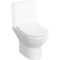 Vitra Stand-Tiefspül-WC Integra 355 x 400 x 485 mm, spülrandlos, weiß - 7044B003-0075