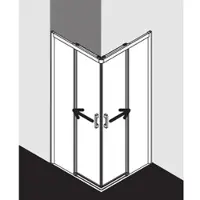 Kermi PEC2L08018VPK Eck-Halbteil links PEGA C2L 0800x