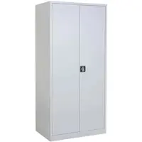 Ceha Akten- und Mehrzweck Kleiderschrank 180 x 80 x 38 cm in lichtgrau