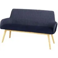 Woodford Esszimmerbank Olina , blau , Maße (cm): B: 157 H: 90 T: 60.0