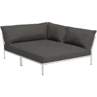 Houe LEVEL 2 Cozy Ecke Kissen rechts Aluminiumgestell