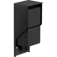Ledscom.de Außen-/Feuchtraumsteckdose PIWI, Aufputz, {schutzart}, 2-fach Schuko, 16A/230V, {material}, {farbe}, senkrecht