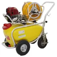 Geotech Benzin Membranpumpe SP 550 4S aus Aluminium mit Wagen - Viertaktmotor