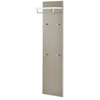 Möbel Kraft Garderobenpaneel Duna , beige , Glas,Holzwerkstoff , Maße (cm): B: 42 H: 170 T: 27.0