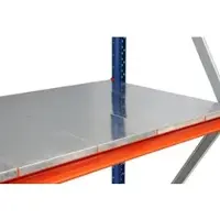 Regalwerk EMMA-Zusatzebene Stahl BxT 2250x600 mm Z-Profil 74x30 mm RAL 2004