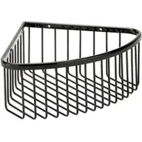 BRILLANTBAD BEMATIT Eckseifenkorb Messing Metallic Grau poliert 265x90x205 mm für Bad & Küche >> zum Bohren