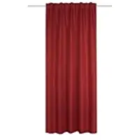 HOMEbasics Verdunklungsschal ¦ rot ¦ Maße (cm): B: 135