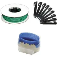 Genisys Reparatur-Set L+ kompatibel mit Stiga Autoclip  528 530 SG 720 S Kabel Haken Verbinder Reparatur