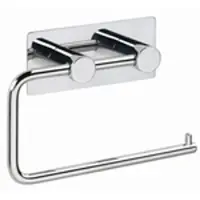BRILLANTBAD BEASY Toilettenpapierhalter Edelstahl poliert 42x145x100 mm für Bad & WC >> zum Kleben