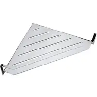 BRILLANTBAD BYTRO Eckseifenkorb Edelstahl Chrom poliert 205x340x65 mm für Bad & WC >> zum Bohren