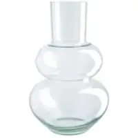 Möbel Kraft Vase , transparent/klar , Glas , Maße (cm): H: 30 Ø: 19