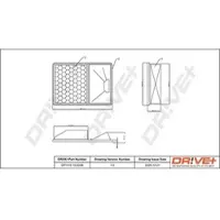 Dr!ve+ Luftfilter [Hersteller-Nr. DP1110.10.0228] für Iveco