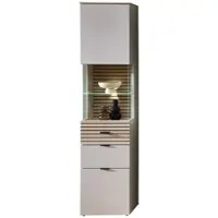Premium Living Vitrine Memphis Eichefarben/Kaschmir