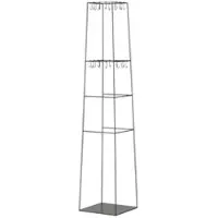 Möbel Kraft Kleiderständer Pacengo , schwarz , Metall , Maße (cm): B: 38 H: 180 T: 38.0